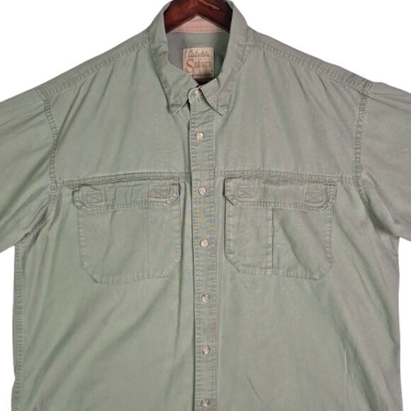 CABELAS "Safari Series" Casual Button Down Shirt Mens Size XXL - Picture 2 of 12